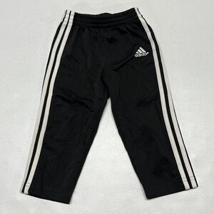 adidas boy’s black athletic pants sz 18M